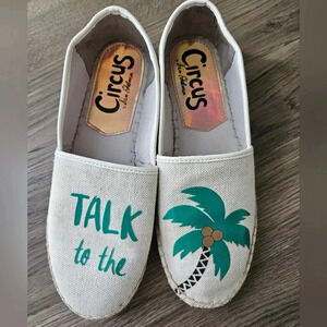 Circus by Sam Edelman Women's Espadrille Flats Talk to‎ the Palm Tree Size 7